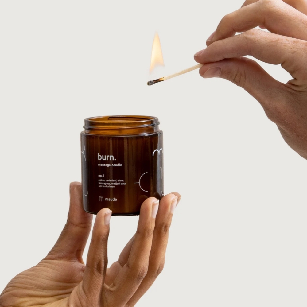 🆕 Maude Burn Massage Candle No 1